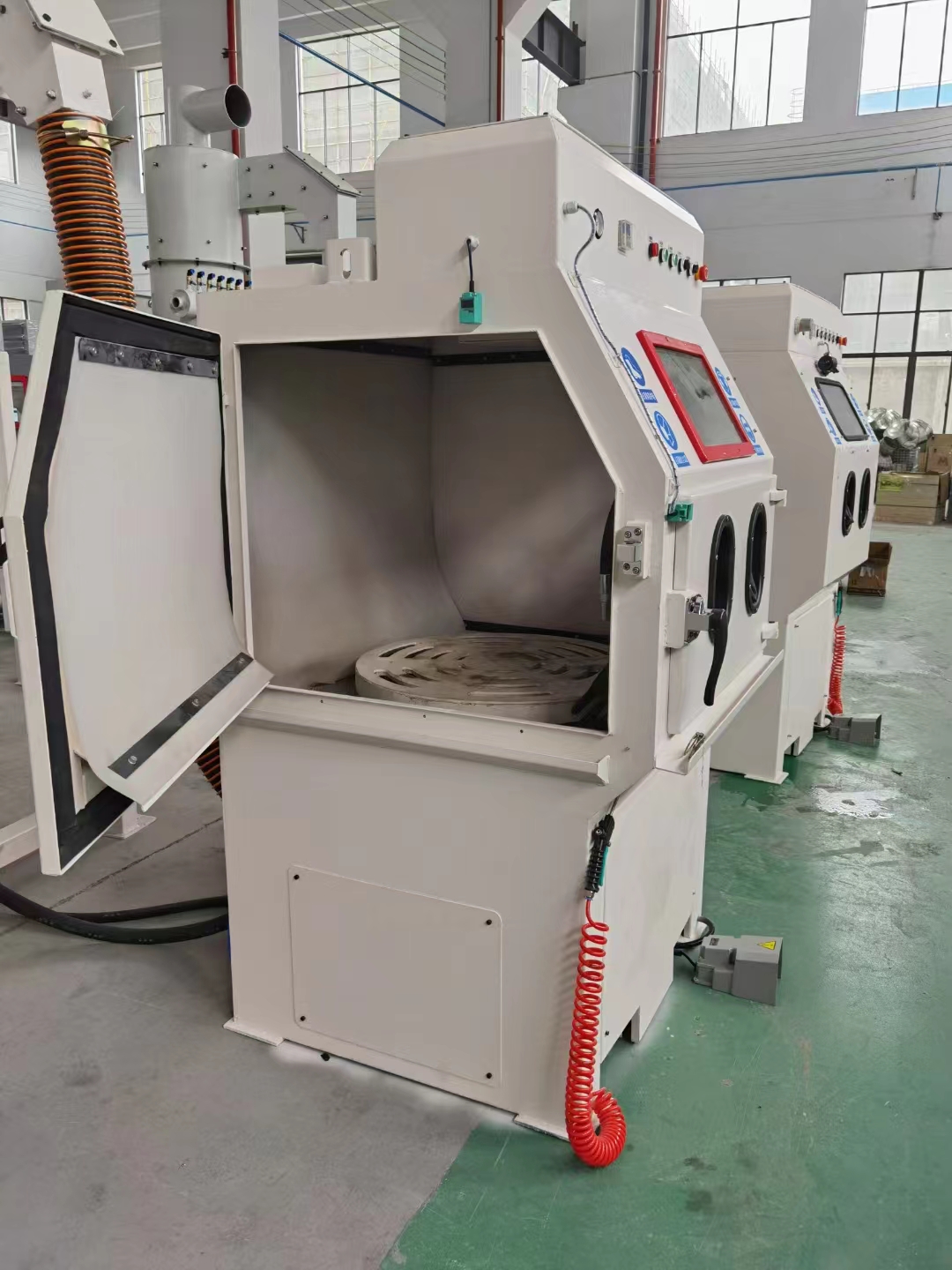 黄浦移动式抛丸机的工作原理?