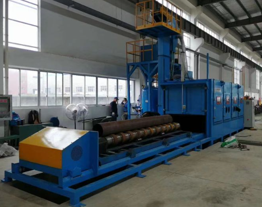 黄浦喷砂机在管道除锈中的现场施工应用