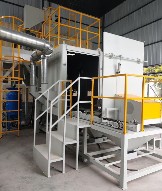 黄浦全自动喷砂机 实现无人化高效生产