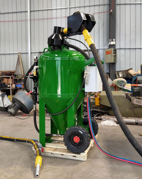 黄浦移动式喷砂机 户外施工效率翻倍